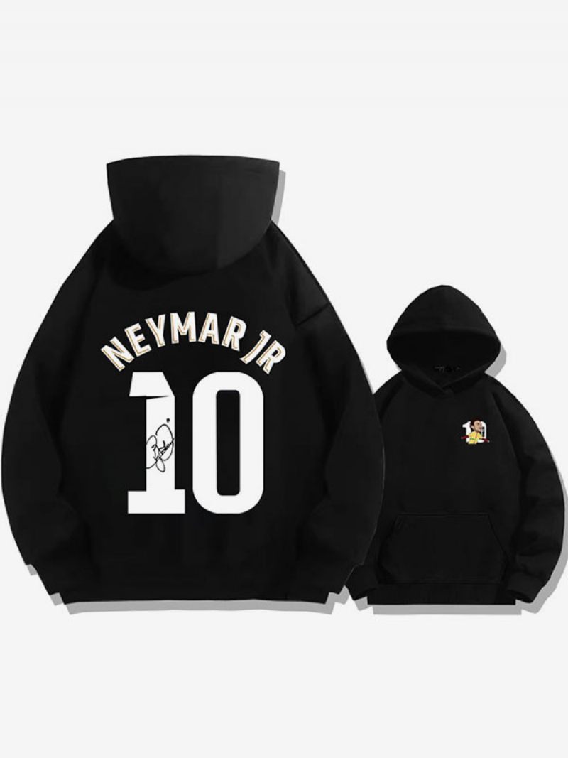 Sweat À Capuche D'entraînement Brésil Neymar Numéro 10 Pour Homme