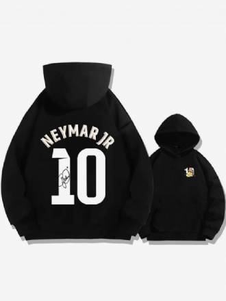 Sweat À Capuche D'entraînement Brésil Neymar Numéro 10 Pour Homme