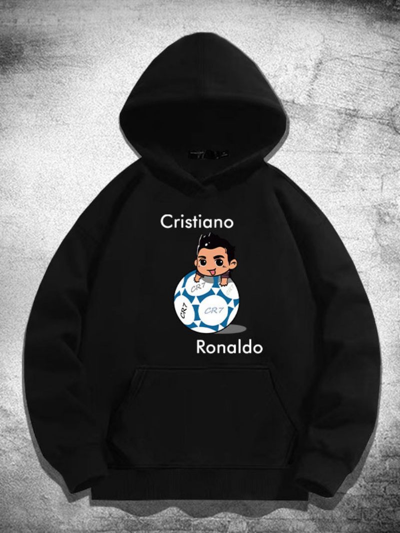 Sweat À Capuche Manches Longues Ronaldo Pour Hommes