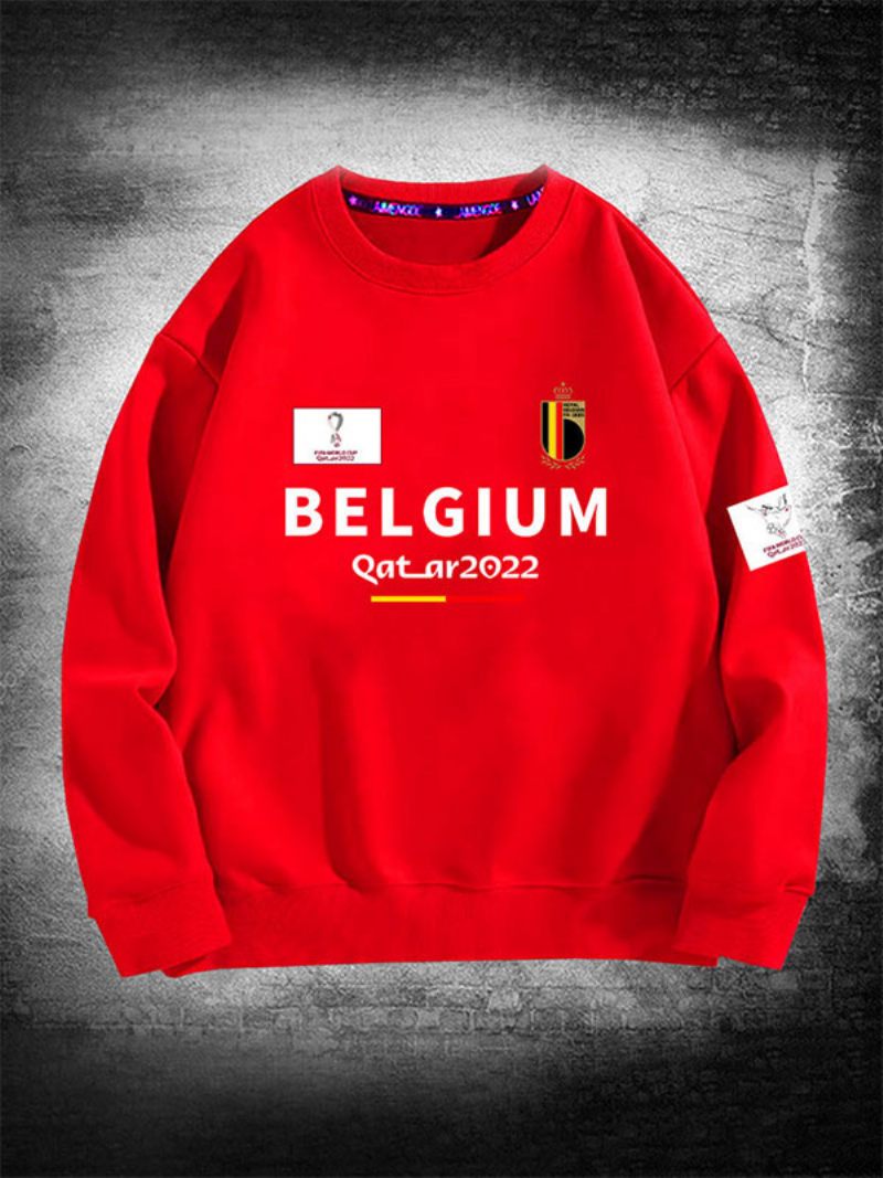 Sweat-shirt L'équipe Belgique Pour Hommes - Rouge