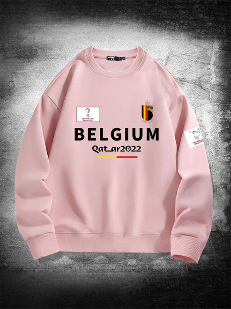 Sweat-shirt L'équipe Belgique Pour Hommes - Rose