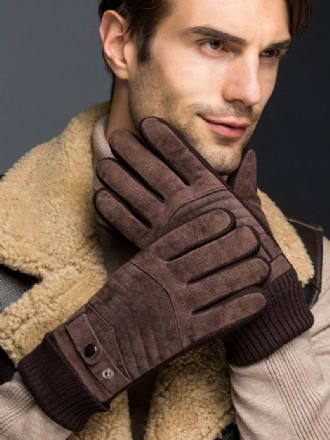 Gants Courts Chauffants D'hiver Pour Hommes