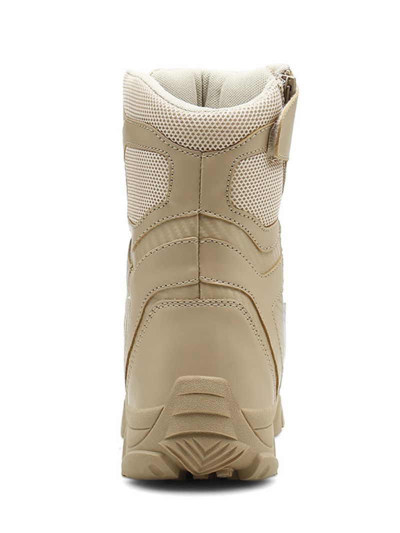 Bottes Pour Hommes Randonnée D'alpinisme Plein Airecru Blanc Bout Rond Respirant Confortable Camping Légères Et Confortables Respirantes - Beige