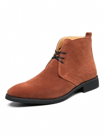 Bottines Chukka Cuir Suédé À Lacets Desert Pour Hommes