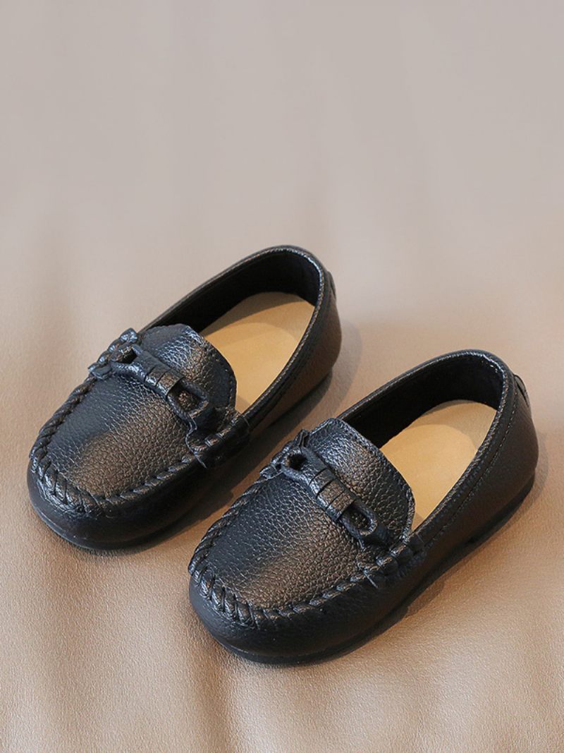 Chaussures Pour Enfants Beau Cuir Pu - Noir