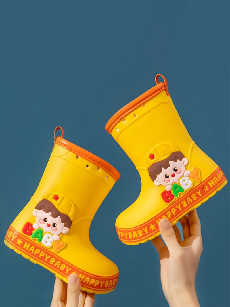 Jolies Chaussures Pour Enfants Cuir Pu Imprimés Personnages Dessins Animés Relief