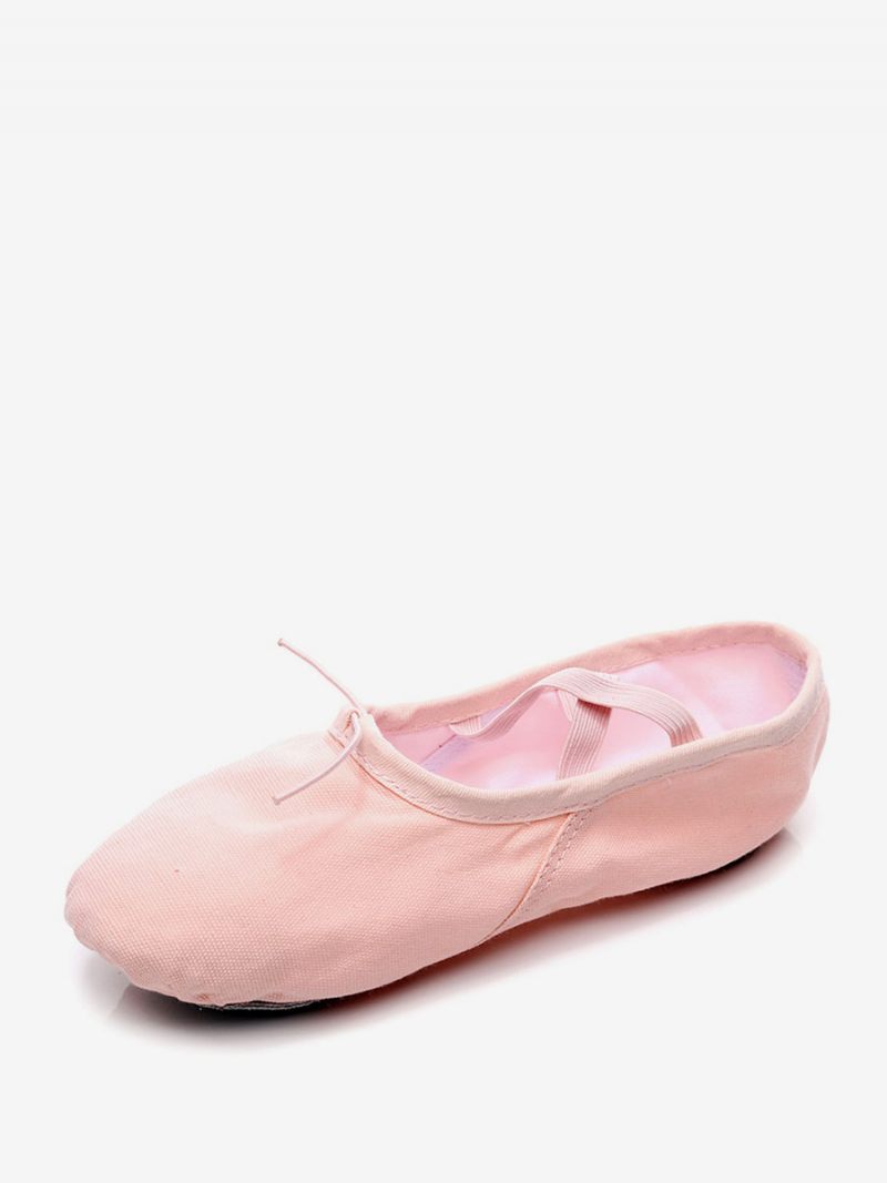 Chaussures Danse Ballet Pour Femmes Noires À Bout Fermé - Rose