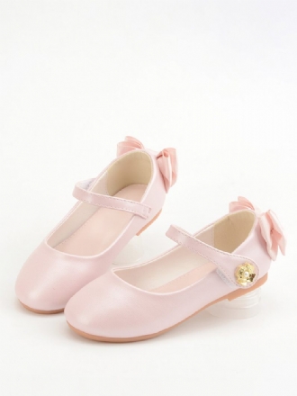 Chaussures Fille Fleur Fête Cuir Pu Rose Pour Enfants