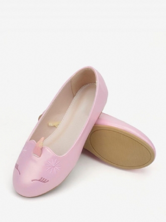 Chaussures Fille Fleur Fête Cuir Pu Rose Pour Enfants