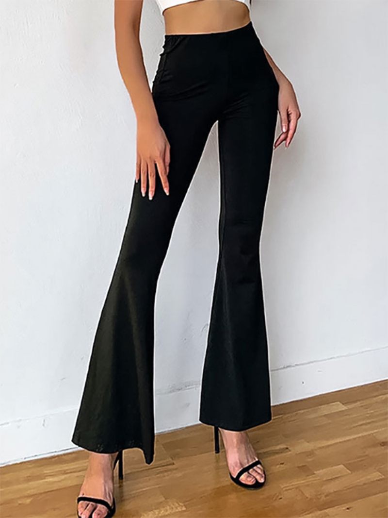 Pantalon Femme Taille Haute Noir