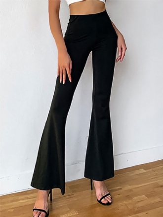 Pantalon Femme Taille Haute Noir