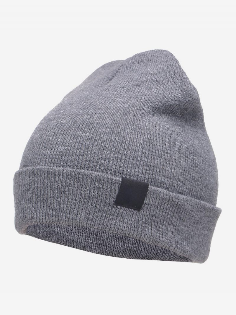 Casquette Homme Casual Mots Imprimé Coton Stretch - Gris Clair