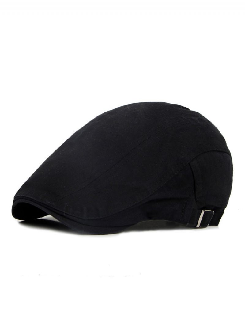 Chapeau Homme Polyester Classique Chapeaux Abricot - Noir