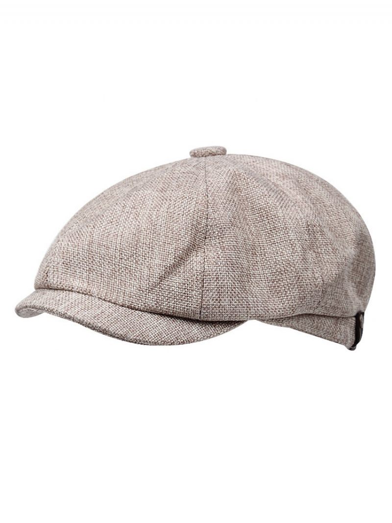 Chapeau Homme Polyester Classique Gris Clair Chapeaux - Kaki