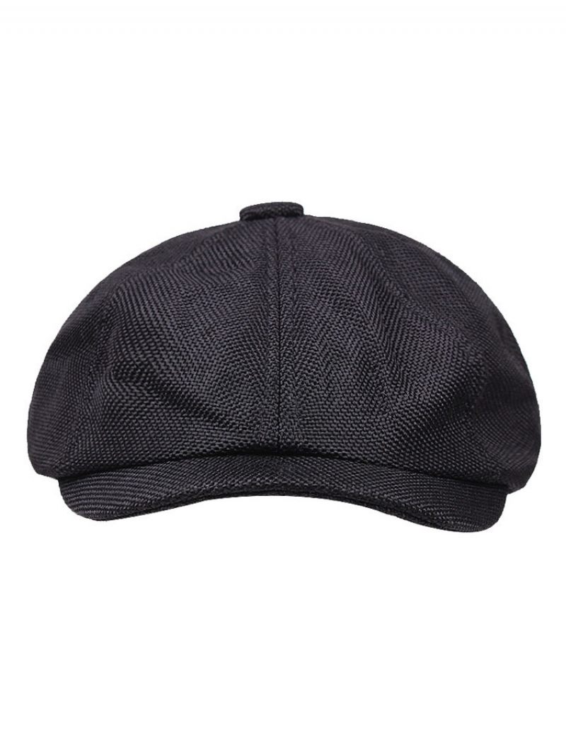 Chapeau Homme Polyester Classique Gris Clair Chapeaux - Noir