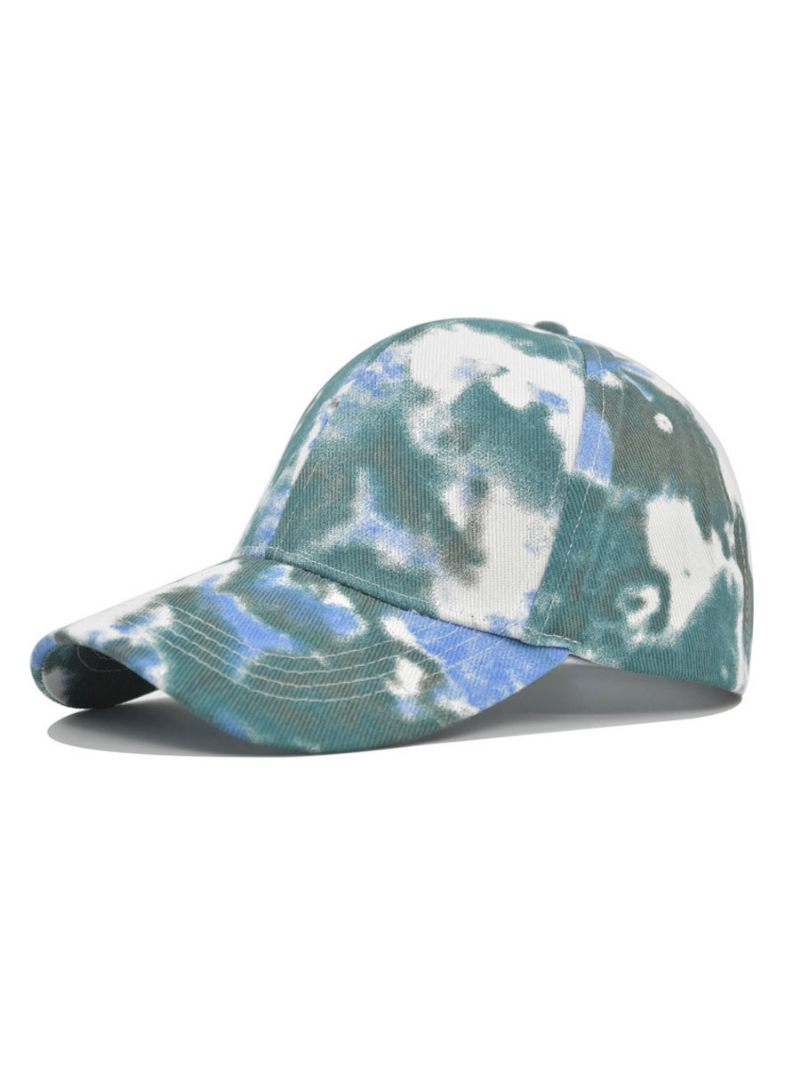 Chapeau Pour Hommes Imprimé Polyester Chapeaux Verts Décontractés - Bleu Vert