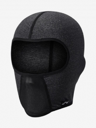 Masque Capuche Moto Respirant Absorbant La Sueur Soie Glacée Coupe-vent Résistant Au Soleil Séchage Rapide Et À Saleté