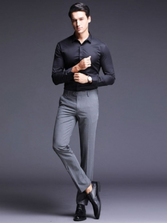 Pantalon Habillé Pour Homme Gris