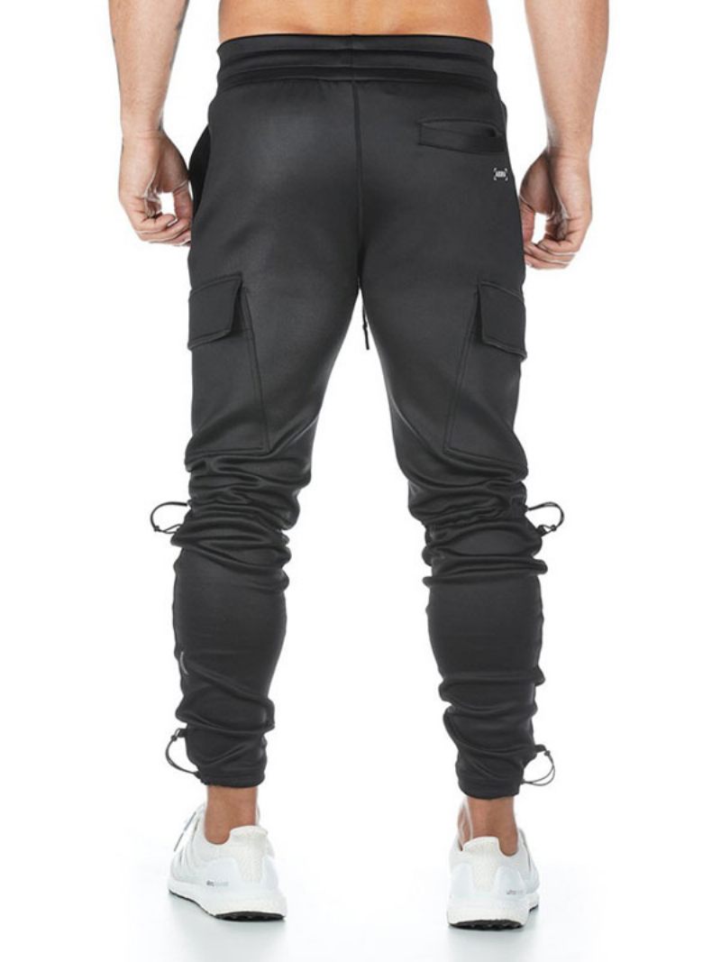 Pantalon Homme Survêtement Chic Coupe Fuselée Noir - Noir