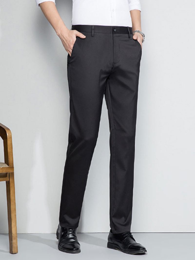 Pantalons Habillés Pour Hommes Confortables - Noir