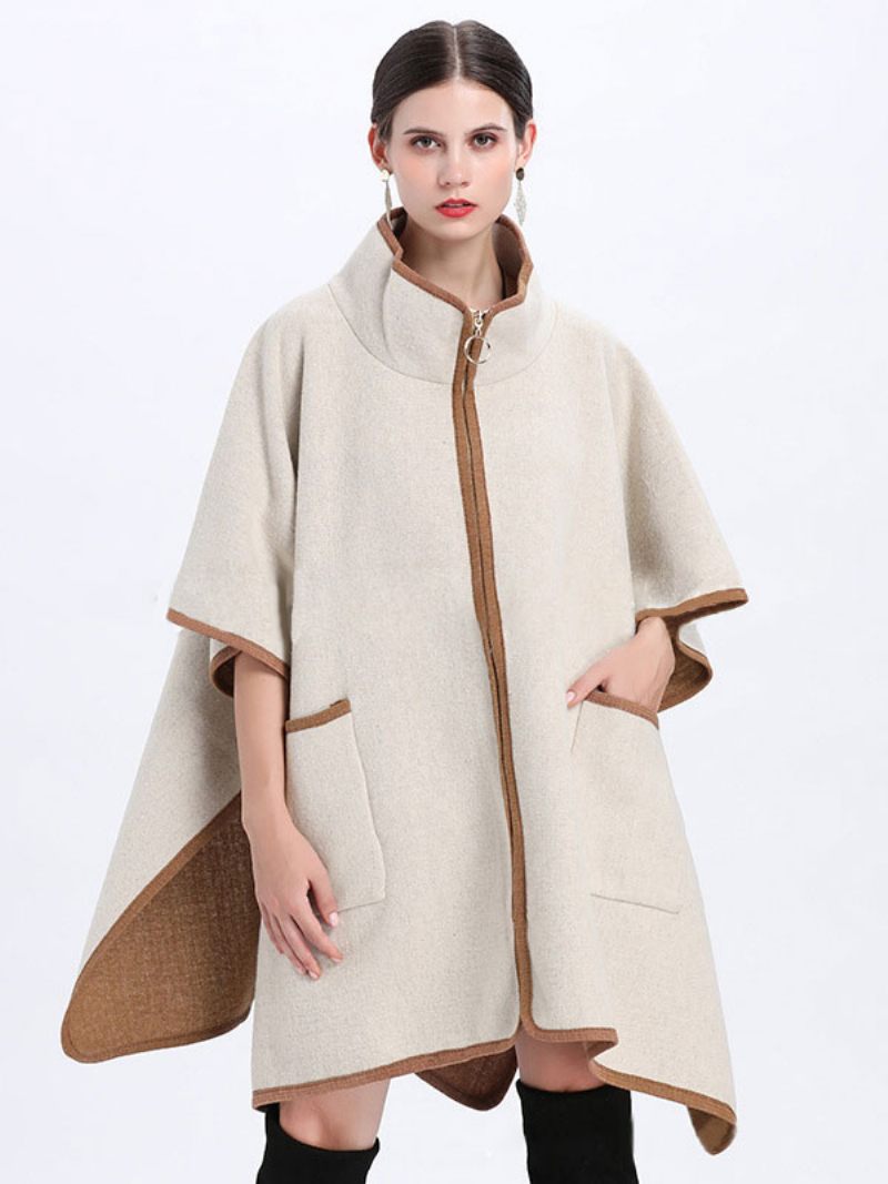 Manteau Poncho Surdimensionné Pour Femmes Cape Vêtements D'extérieur Printemps 2024