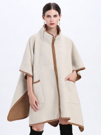 Manteau Poncho Surdimensionné Pour Femmes Cape Vêtements D'extérieur Printemps 2024