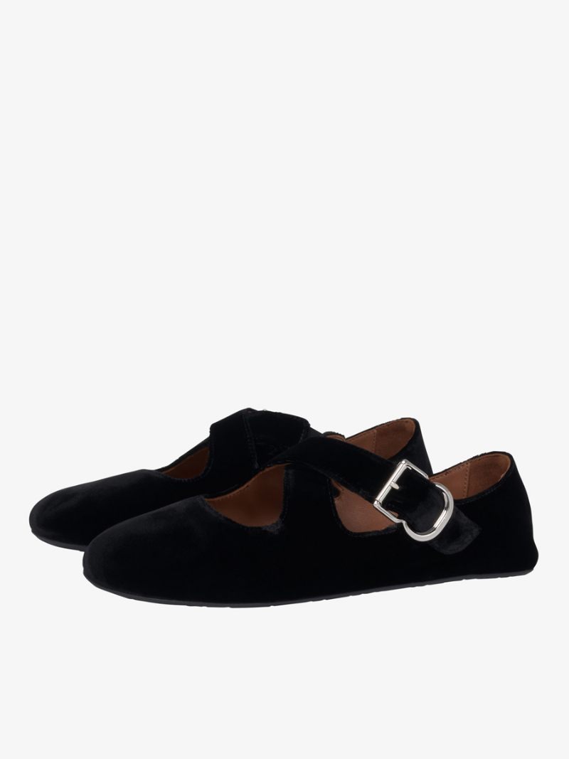 Ballreina Flats Pour Femmes Léopard Bout Rond Criss Cross Ballerines