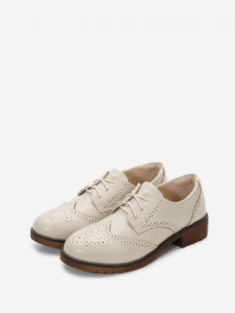 Oxfords À Lacets Brogue Wingtips Pour Femmes