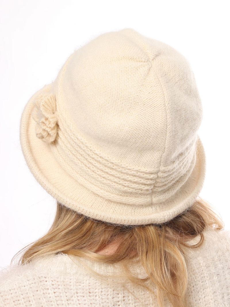 Chapeaux Pour Femmes Appliques Pratiques Fibre Acrylique Blancs Eric - Beige