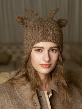 Chapeaux Pour Femmes Chic Tricoté Découpes Designer Hiver Chauds