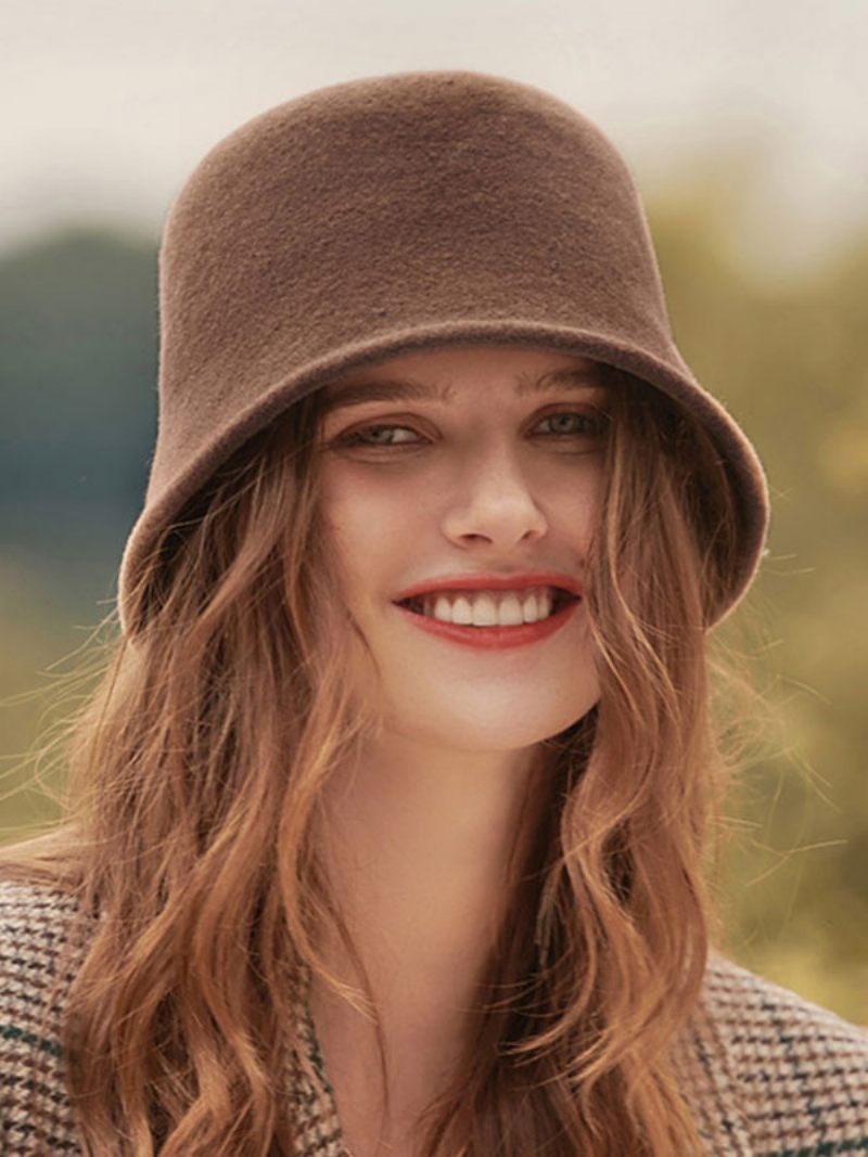 Chapeaux Pour Femmes Mignons Laine Hiver Chaud Style Britannique