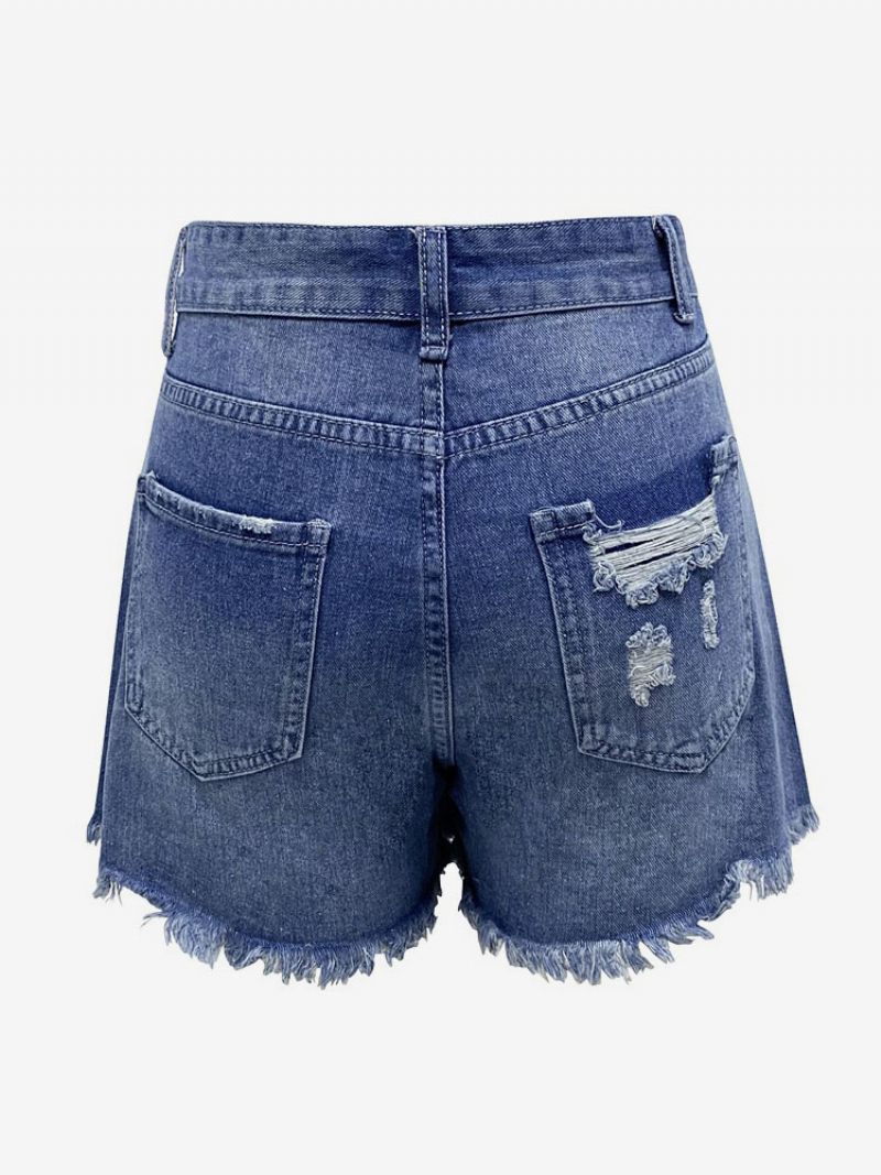 Short Femme Chic Polyester - Bleu Ciel Clair