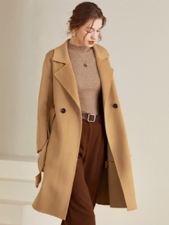 Manteau Portefeuille Femme 100% Laine Vêtements D'extérieur D'hiver 2024