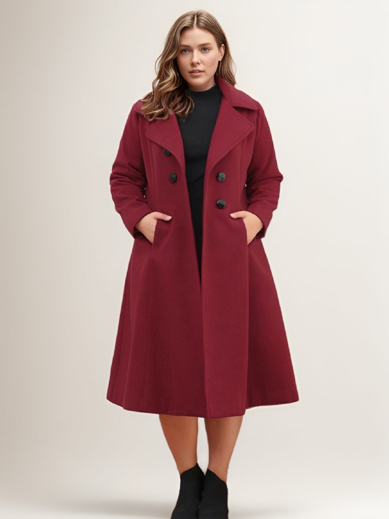 Manteau Portefeuille Grande Taille Pour Femmes Vêtements D'extérieur Chauds D'hiver 2024