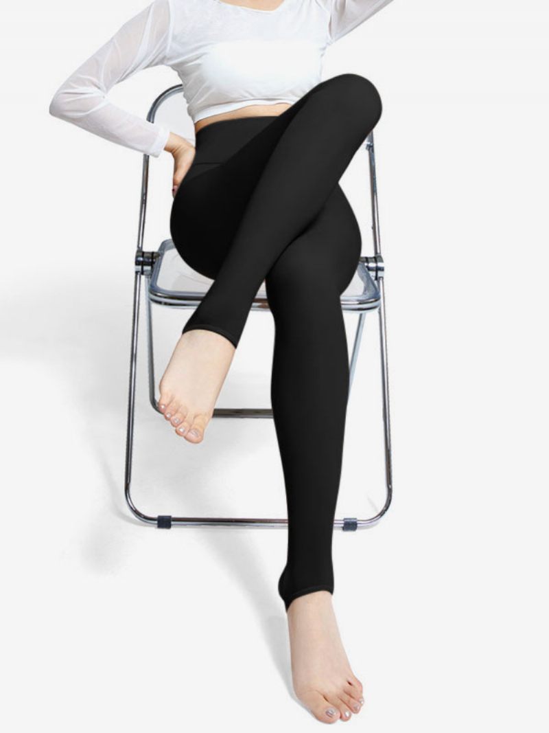 Leggings Pour Femmes Collants Slim 400g Bas Chauds D'hiver - Noir