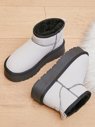 Bottes Neige Pour Femmes D'hiver À Bout Rond