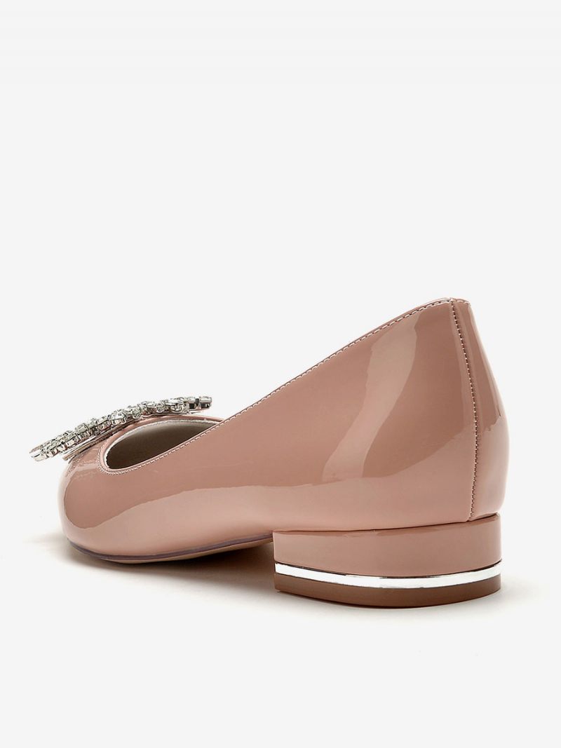 Chaussures Mariage Pour Femmes Mère La Mariée Bout Pointu Pu Verni 1 Pouces - Jaune / Rouge