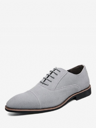 Robe Oxford Pour Hommes Chaussures Formelles Modernes À Bout Pointu Sangle Réglable Cuir Pu