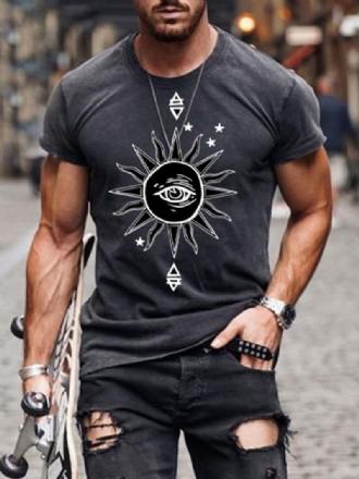 T-shirts Homme Chic Col Bijou Imprimé Manches Courtes