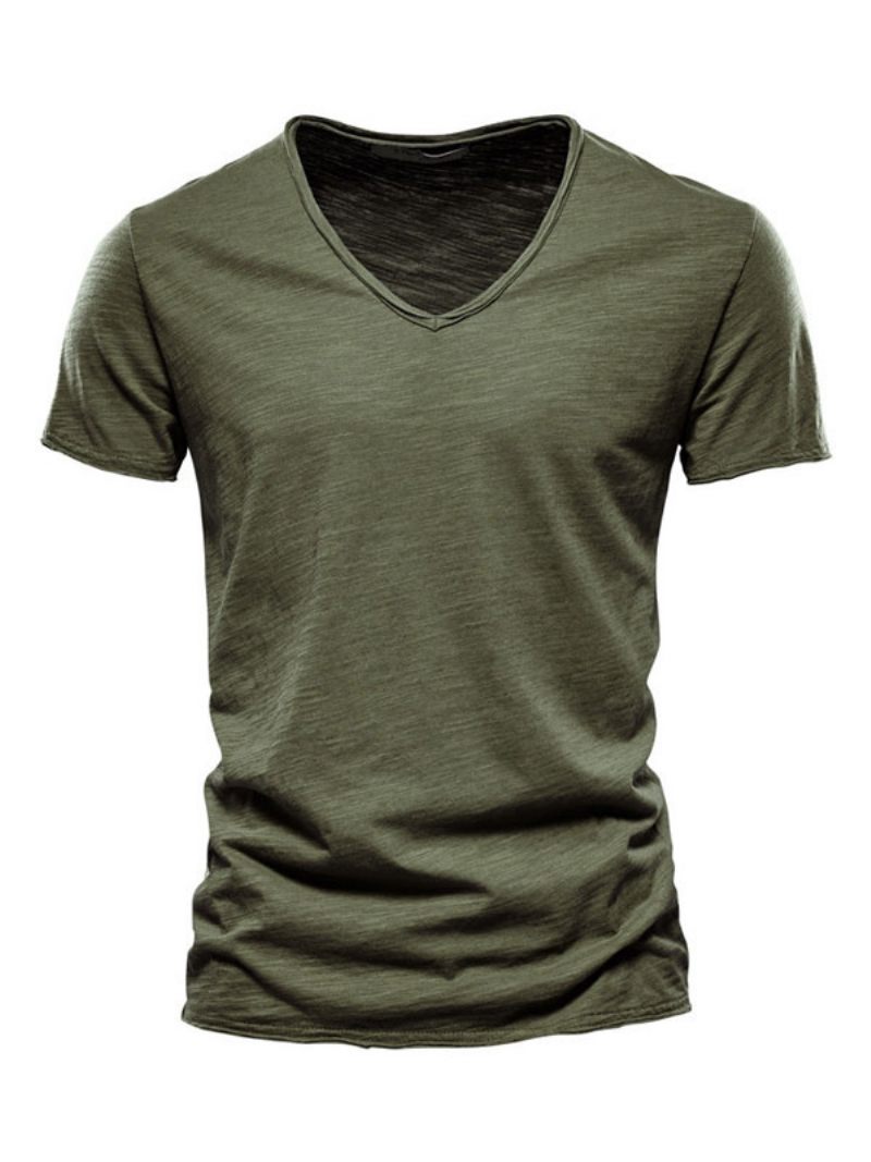 T-shirts Homme Chic Col V Manches Courtes